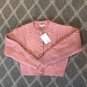 & Other Stories Cable Knit Cardigan